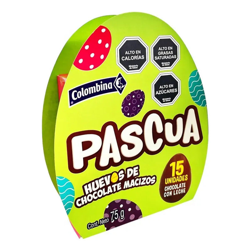 Huevitos De Pascua Colombina (caja Con Forma De Huevo 15 U)