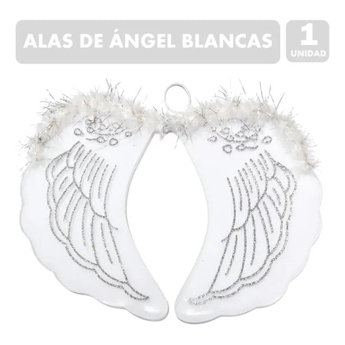 Alas De Ángel Blancas Para Disfraz Halloween Niña Blanco