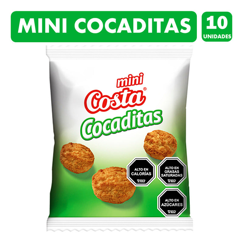 Mini Cocaditas Costa- Galletas Para Colación (pack Con 10u)
