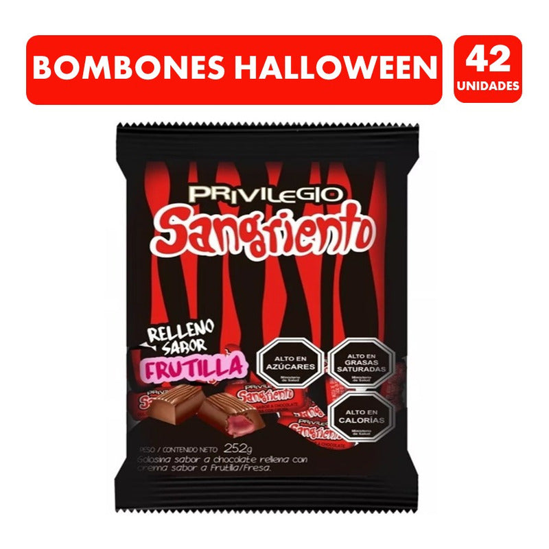 Privilegio De Frutilla Especial Halloween (bolsa Con 40uni)