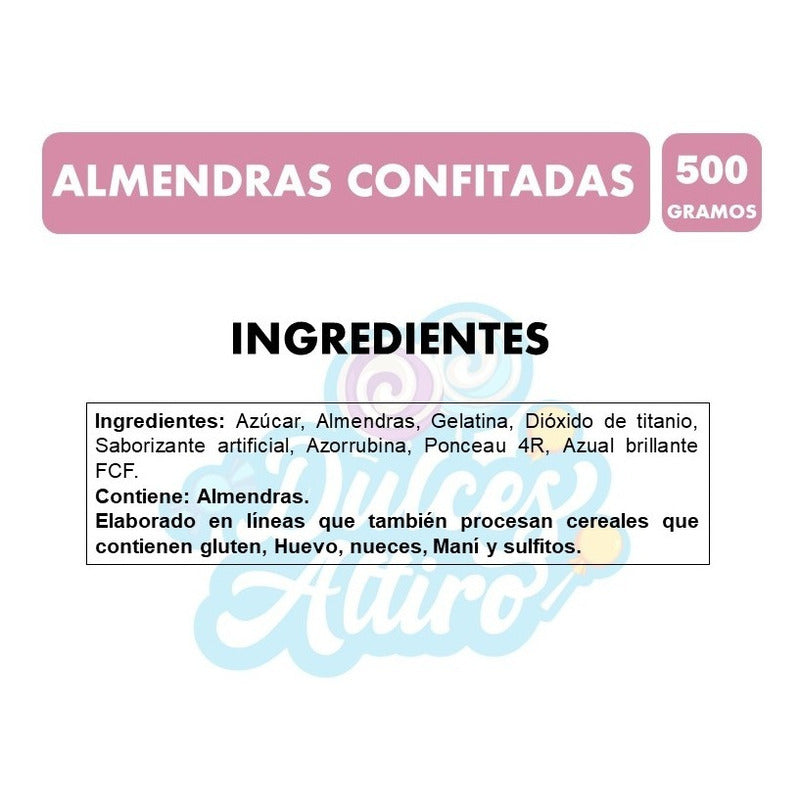 Almendras Confitadas (bolsa De 500 Gramos)