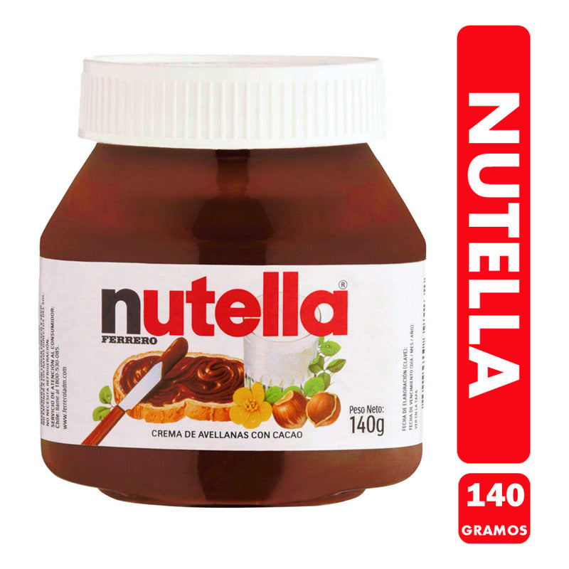 Nutella -crema De Avellanas De Ferrero Frasco Pequeño (140g)