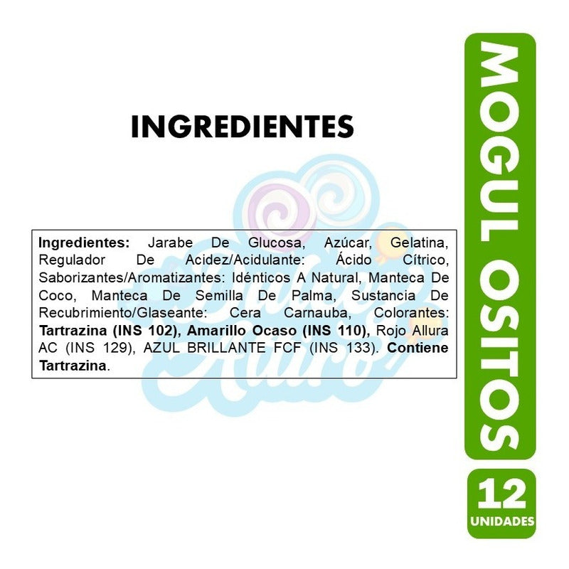 Gomitas En Forma De Ositos - Marca Mogul (caja Con 12 Uni)