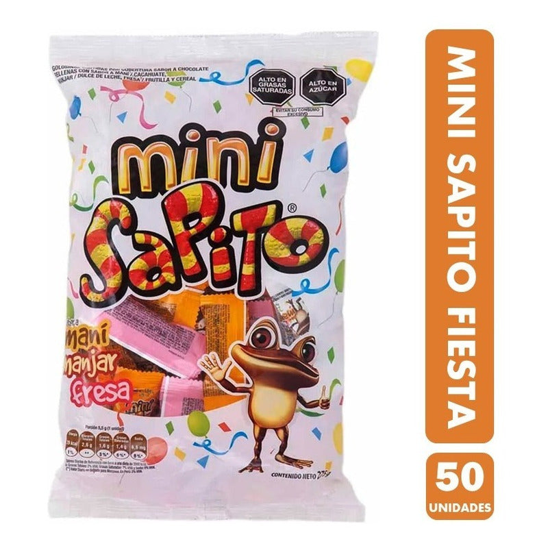 Mini Sapito, Sabores Surtidos - Especial Cumpleaños (50 Uni)