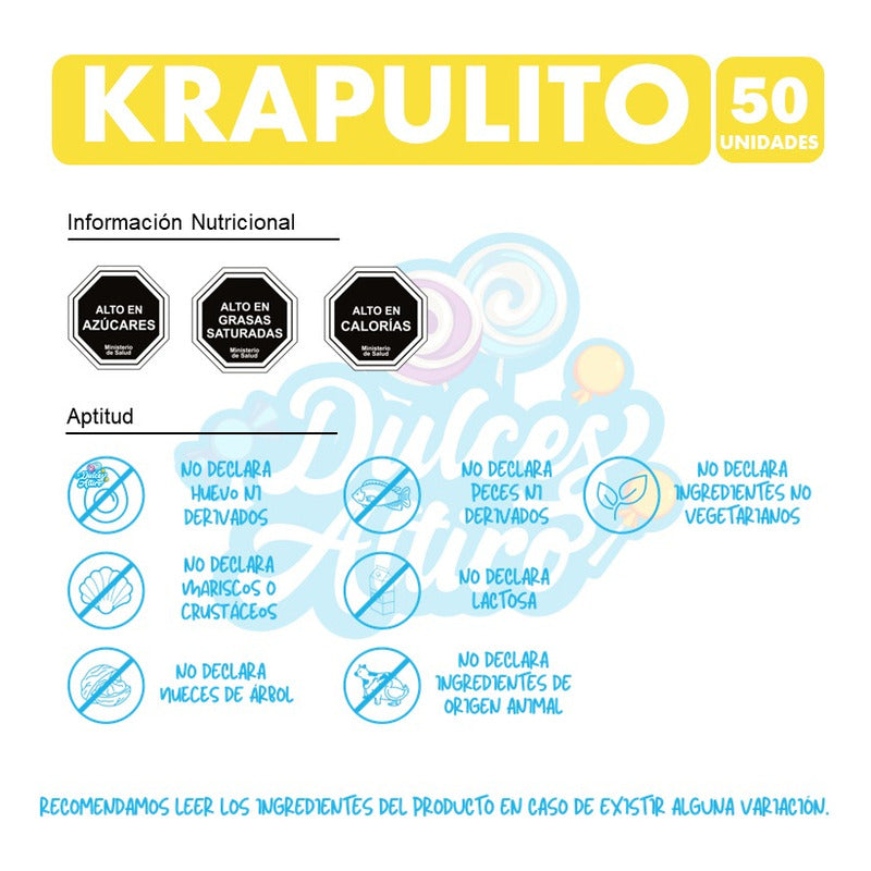 Krapulito Bolitas Crocantes De Chocolate (pack Con 50uni)