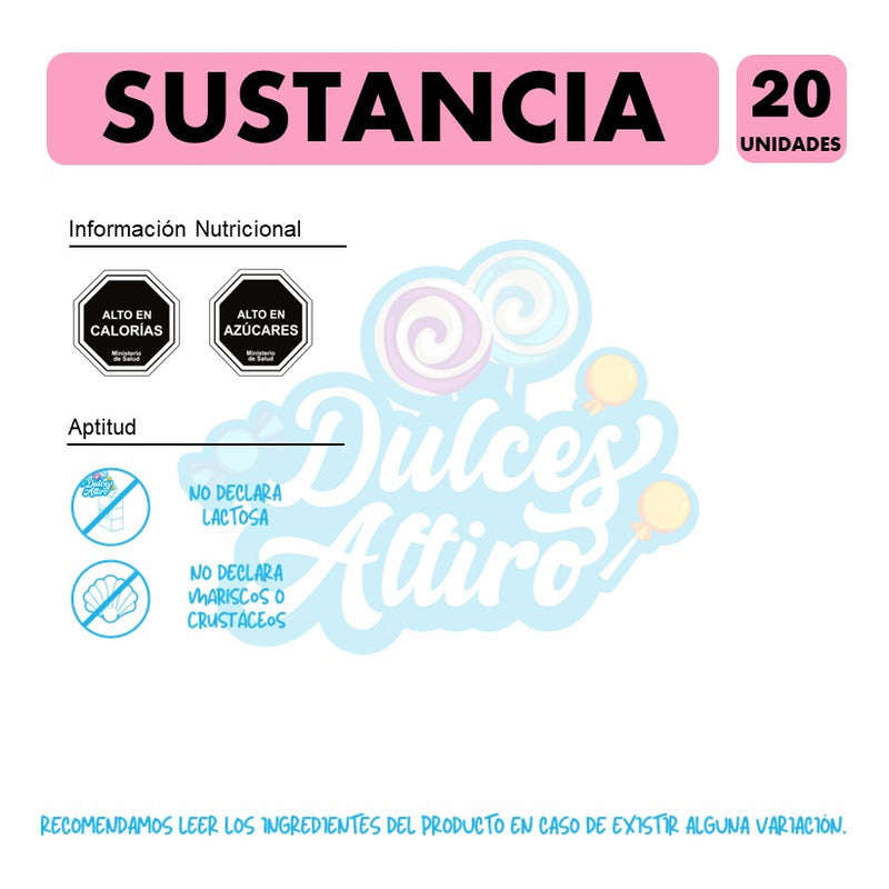 Sustancia X20 (bolsa De 20 Sustancias)