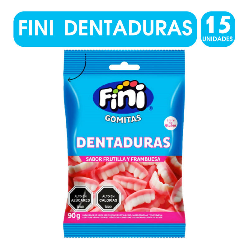 Fini En Forma De Dientes (pack De 15 Bolsas De Fini)
