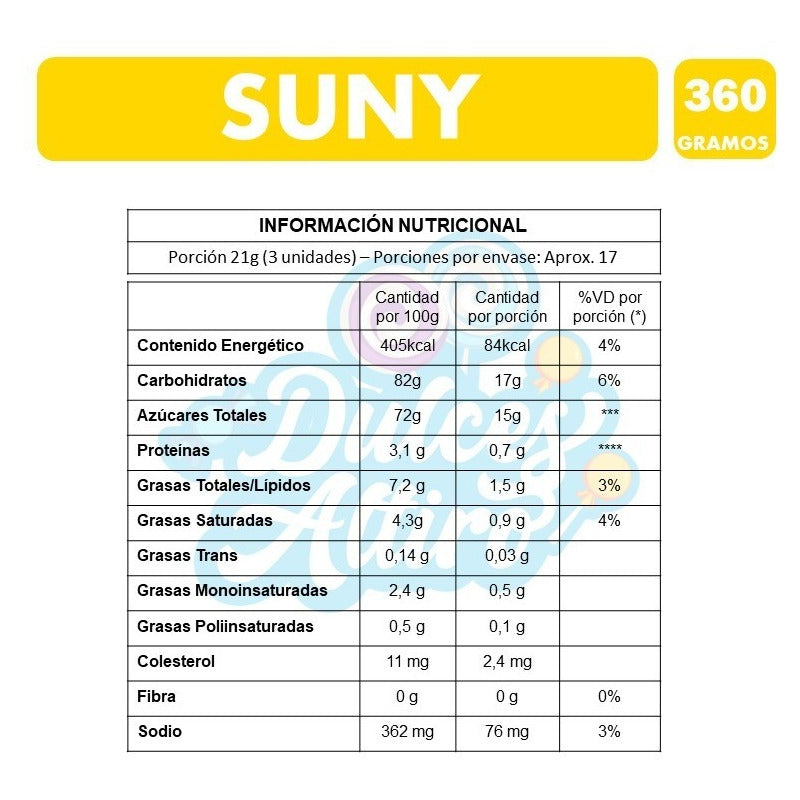 Sunny - Caluga Clásica De Ambrosoli (bolsa Con 50 Unidades)