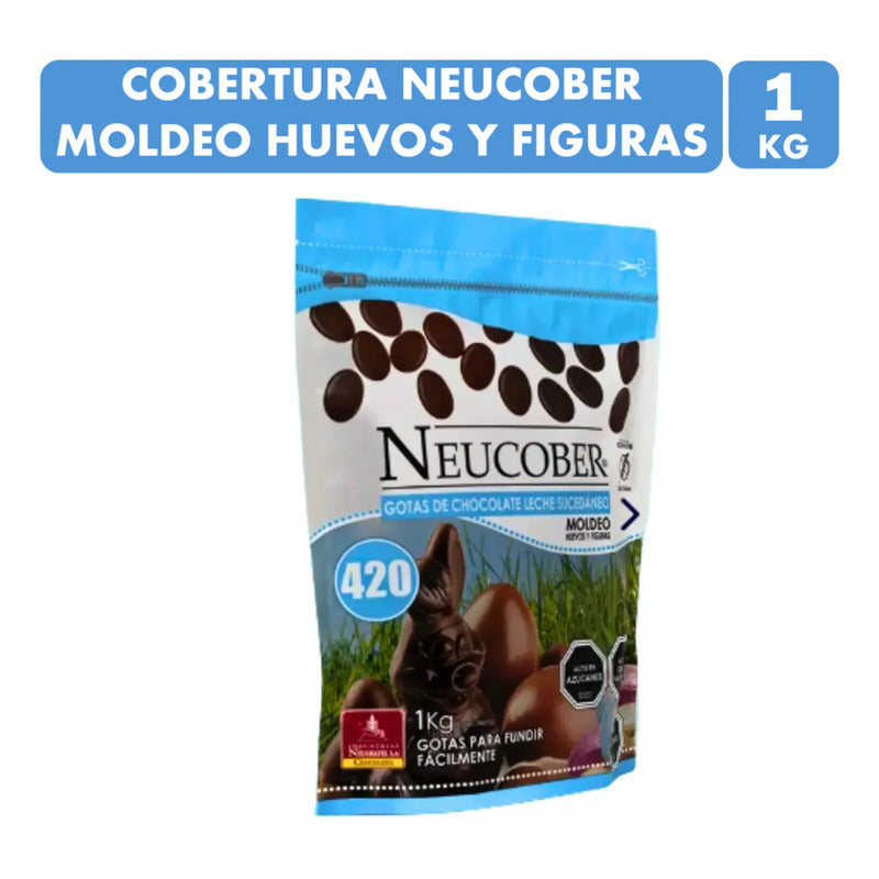 Cobertura De Chocolate Neucober Para Moldeos De Figuras 1 Kg