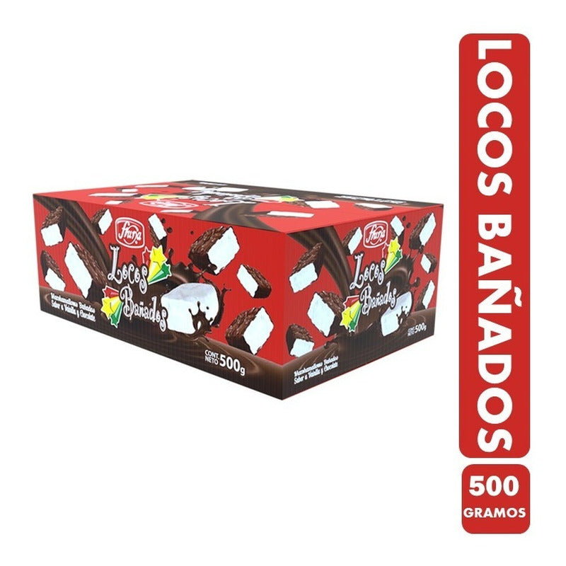 Locos Bañados - Marshmallow De Fruna (caja Con 500 Gramos)