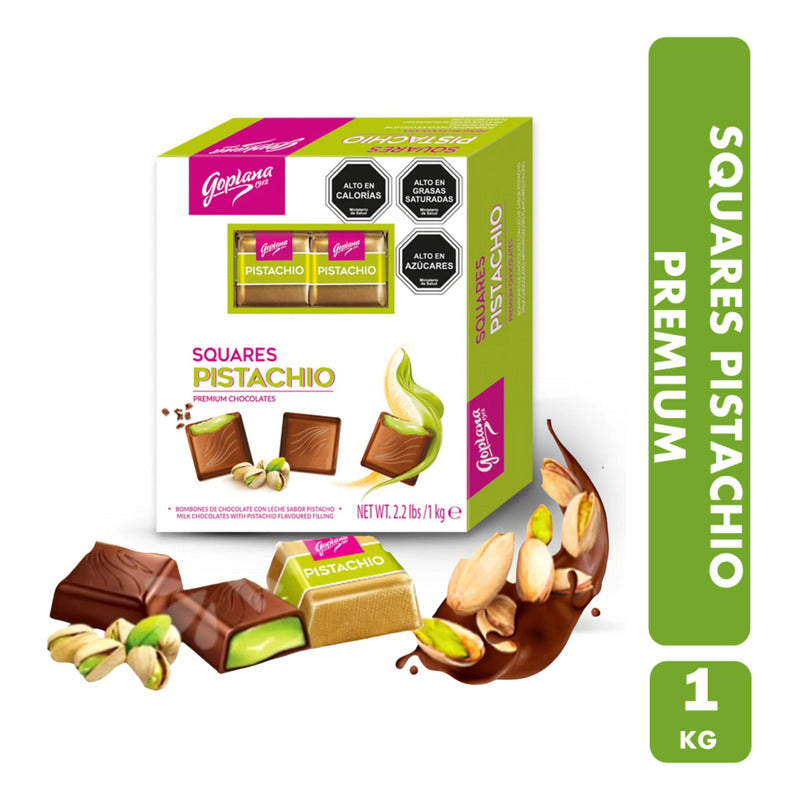 Chocolate Bombónes Premium Pistacho De Goplana (caja 1 Kg)