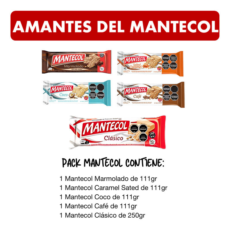 Pack De Mantecol - Coco Cafe Salted Marmolado Tradicional