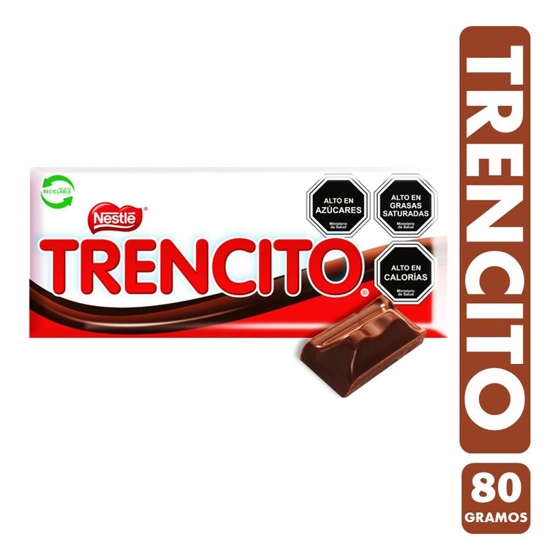 Trencito - Chocolate Clásico De Nestlé (tableta De 80gr)