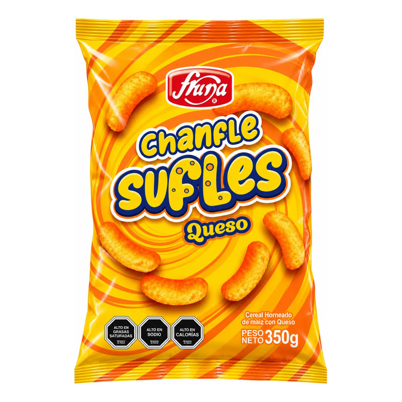Sufles De Queso Chanfle Snack Salado (bolsa Grande 350g)