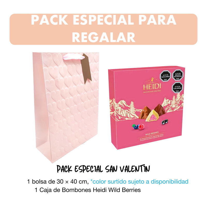 Bombones De Chocolates Heidi Wild Berries + Bolsa De Regalo