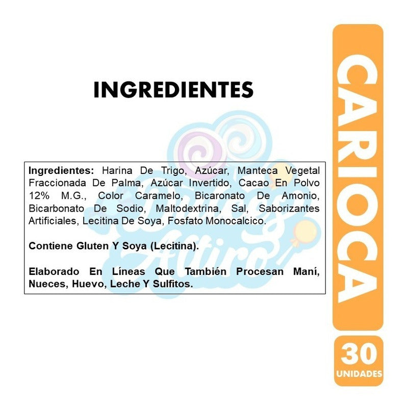 Galletas Carioca Clásicas De Fruna (caja Con 30 Unidades)