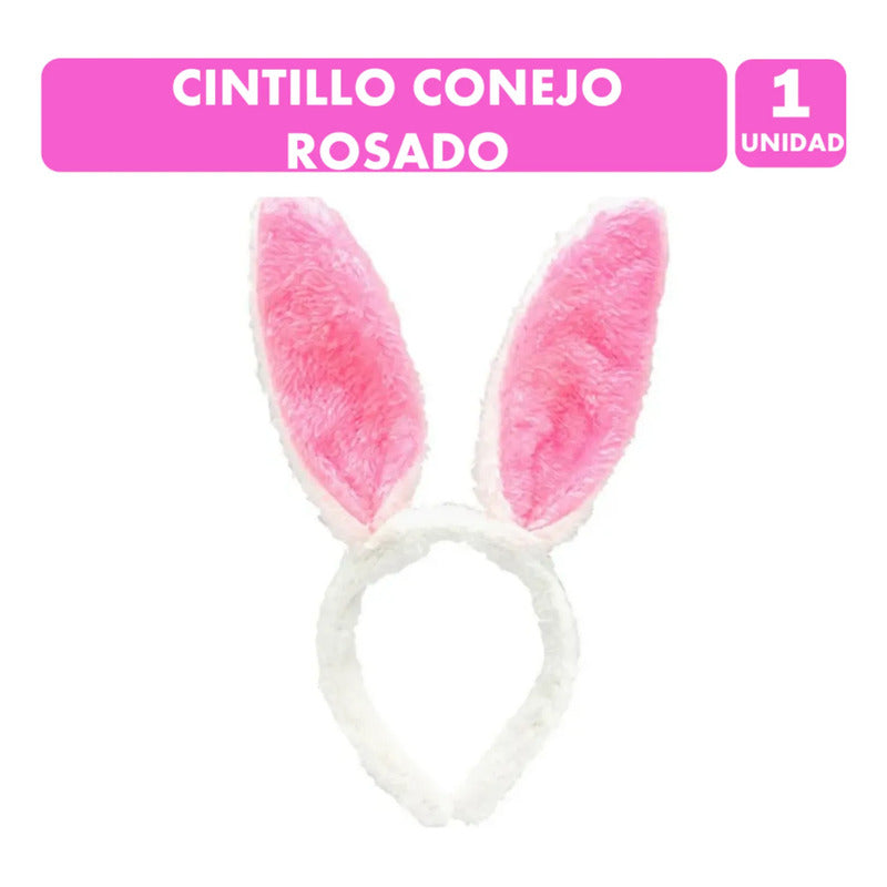 Orejas De Conejo Especial Pascua - Color Rosado Rosa
