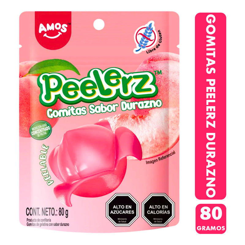 Gomitas Virales Peelerz Durazno Pelables Sin Gluten De Amos