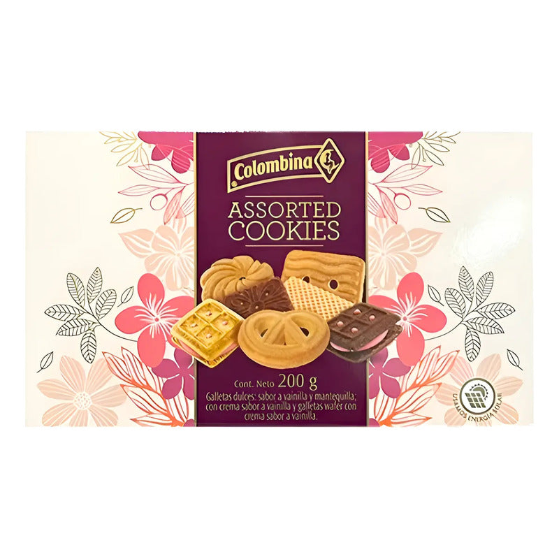 Galletas Surtidas Colombina Caja De Regalo (200 Gramos)