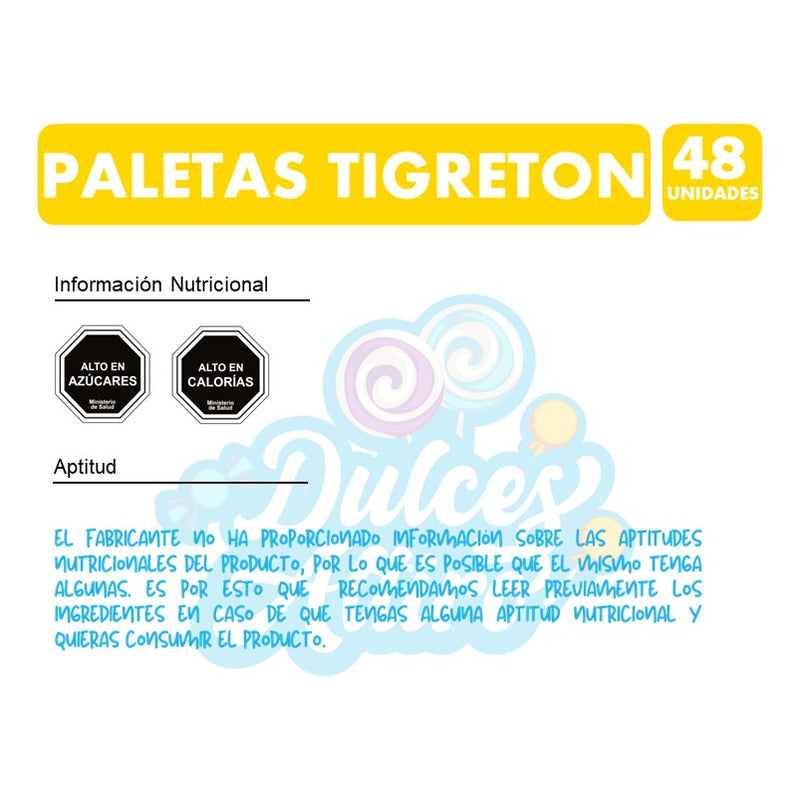 Paleta Tigreton (caja Con 48 Unidades)