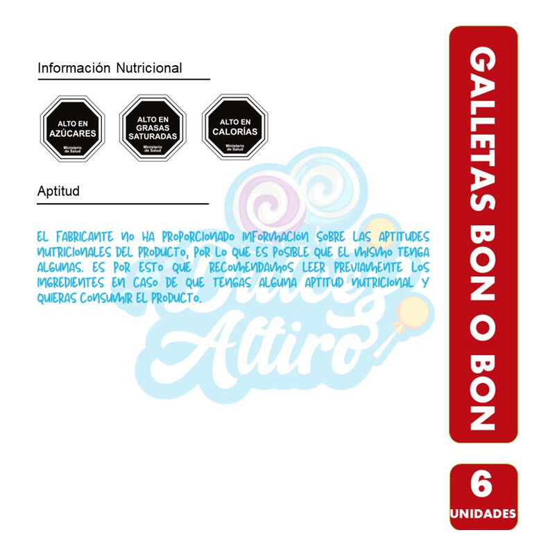 Bon O Bon En Galletas Marca Arcor (pack De 6 Uni)