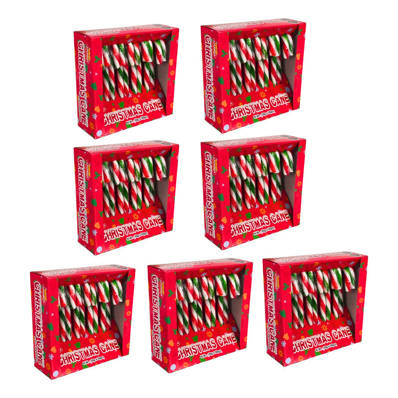 Bastones Navideños Dulces Especial Navidad (pack 7 Unidades)