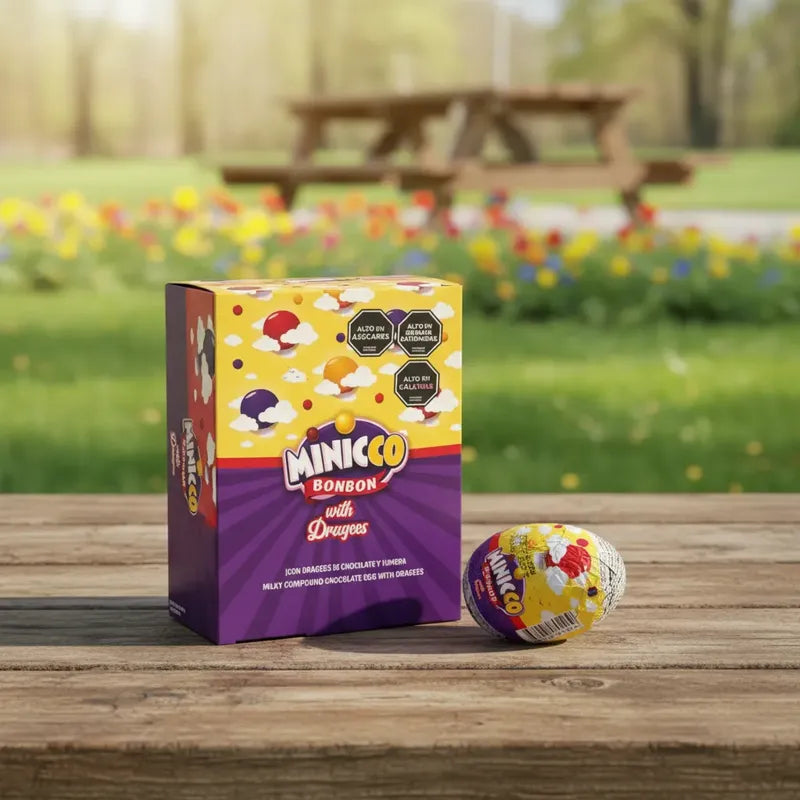 Huevos De Chocolate Bonbon Minicco (caja Con 12 Unidades)
