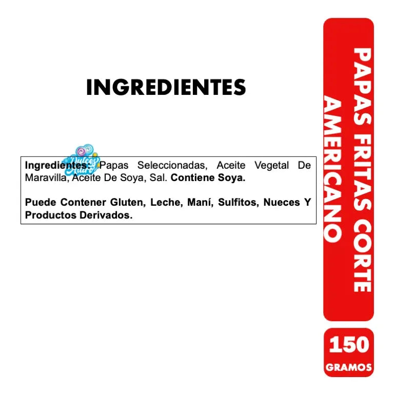 Papas Fritas Corte Americano Sabor Clásico De Tim
