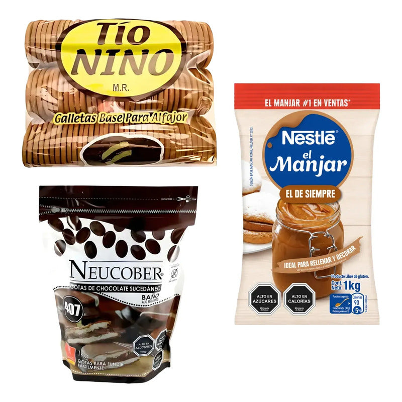 Pack Para Preparar Alfajores Caseros - Kit Premium