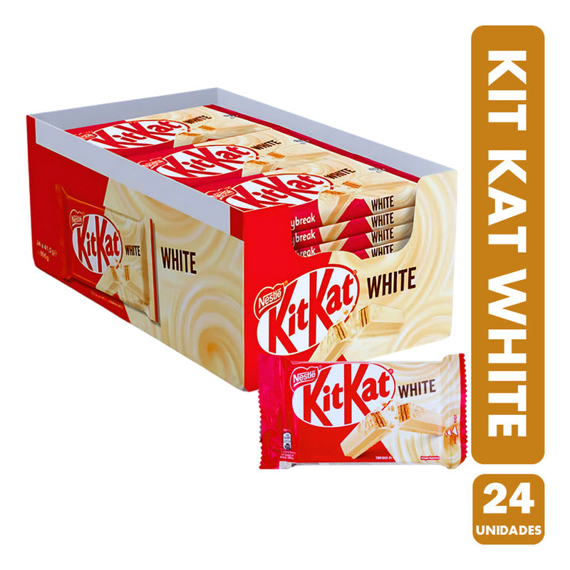 Kit Kat White Por Mayor Chocolate Blanco (caja Con 24 Uni)