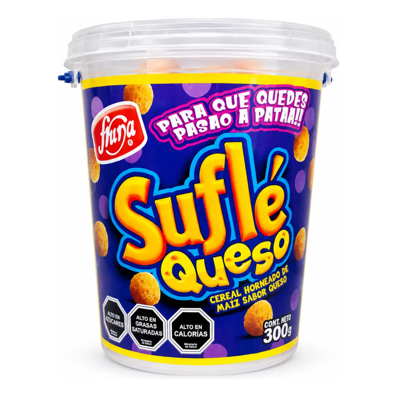 Balde Suflé Queso - Cereal Horneado Sabor Queso (300g)