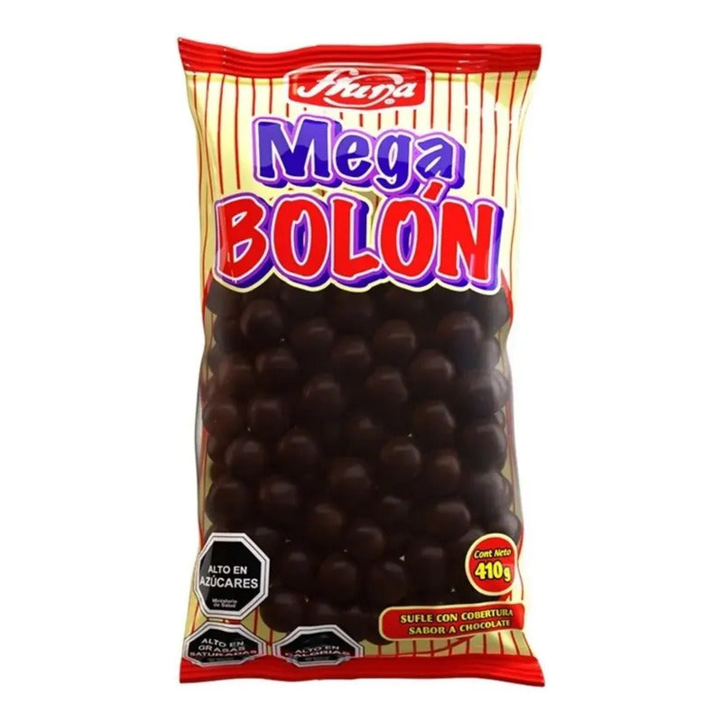 Mega Bolón Chocolate Fruna -  Tipo Cholitos (bolsa De 410gr)
