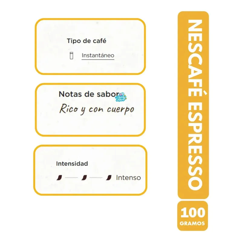 Café Nescafe Fina Selección Espresso (frasco 100g)