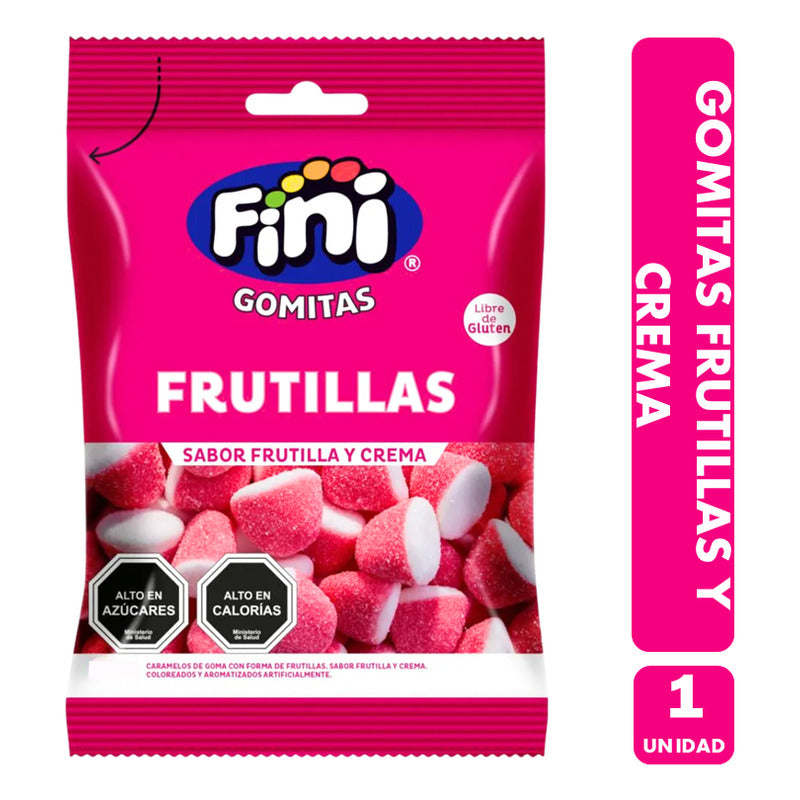 Gomitas Fini Sabor Frutilla Y Crema - Libre De Gluten