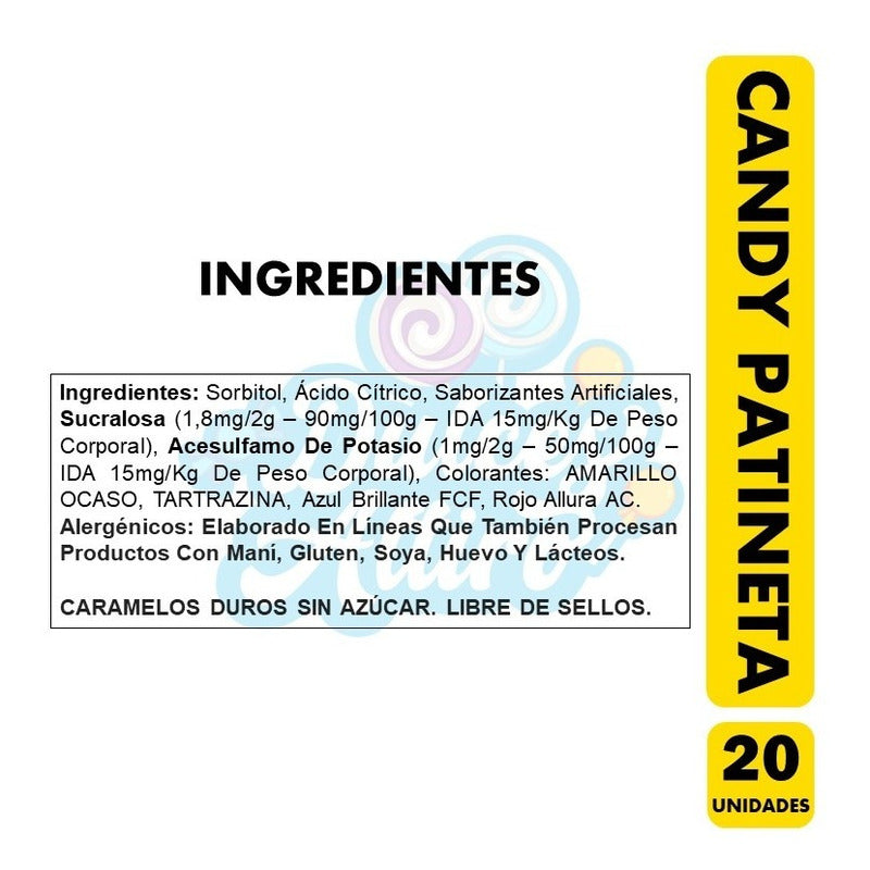 Candy Patineta Mabú (display De 20 Unidades)