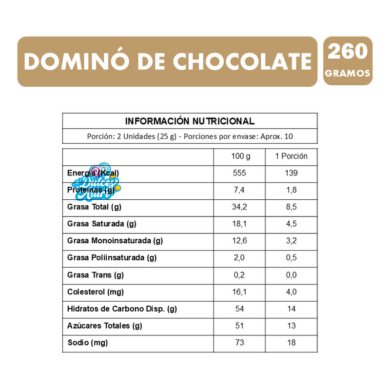 Chocolate Dominó Entrelagos Para Regalo En Caja De Madera