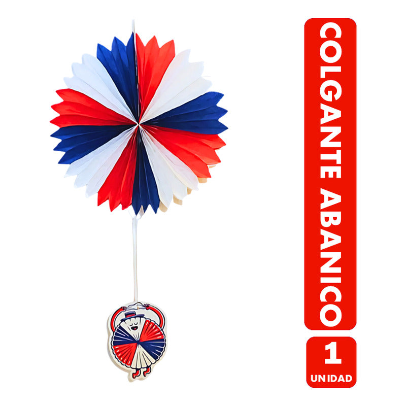 Decoración Para El 18 - Abanico De Fiestas Patrias De Chile