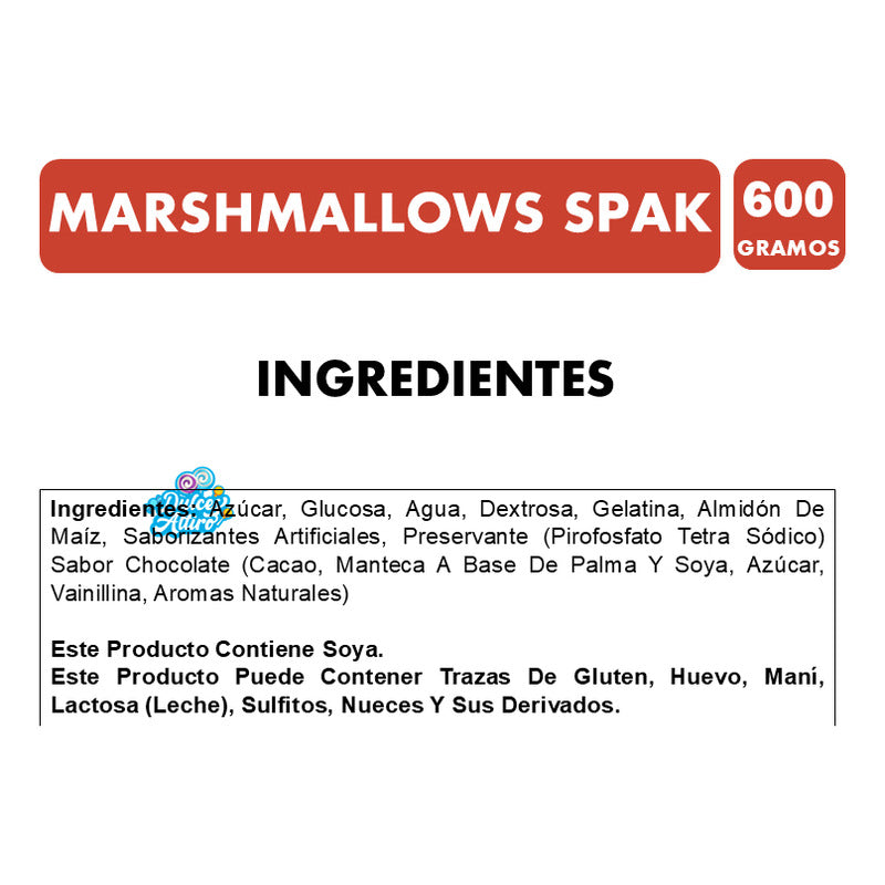 Marshmallows Vainilla Bañados En Chocolate (caja Con 600 Gr)