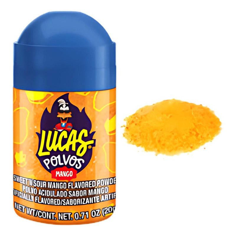 Lucas Polvos Mango - Dulce Mexicano (frasco Con 20 Gramos)