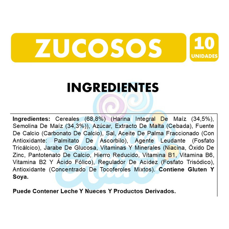 Cereal Zucosos Sabor A Maiz De Nestle (pack Con 10unidades)