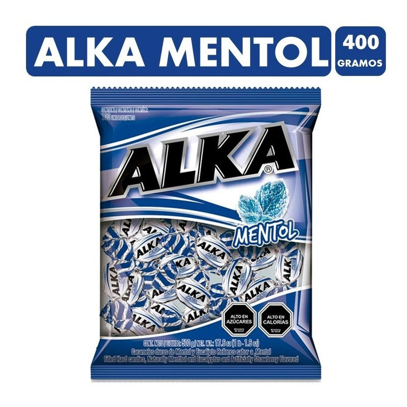 Alka Mentol - Caramelos Refrescantes (bolsa De 400gr)