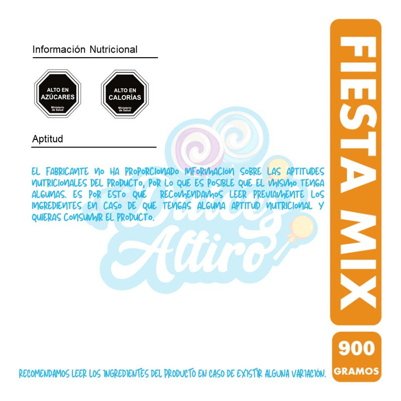 Dulces Para Regalar En Halloween -fiesta Mix(bolsa Con 900g)