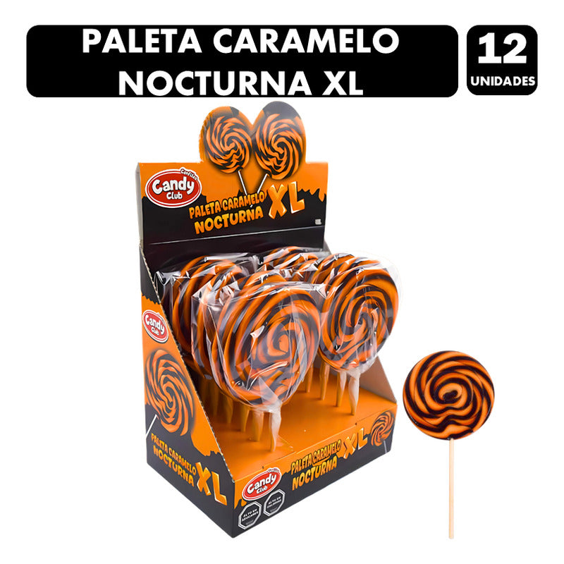 Paleta De Caramelo Xl Especial Halloween (caja 12 Uni)