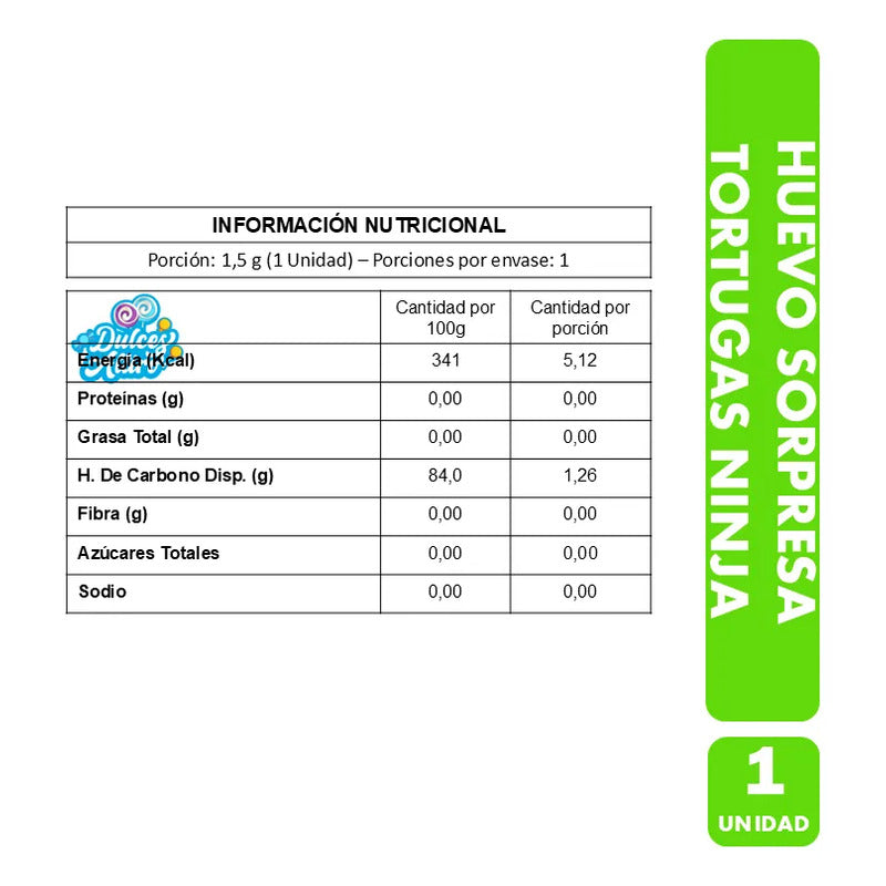 Huevo Para Pascua Tortugas Ninja Regalos Sorpresa (unitario)