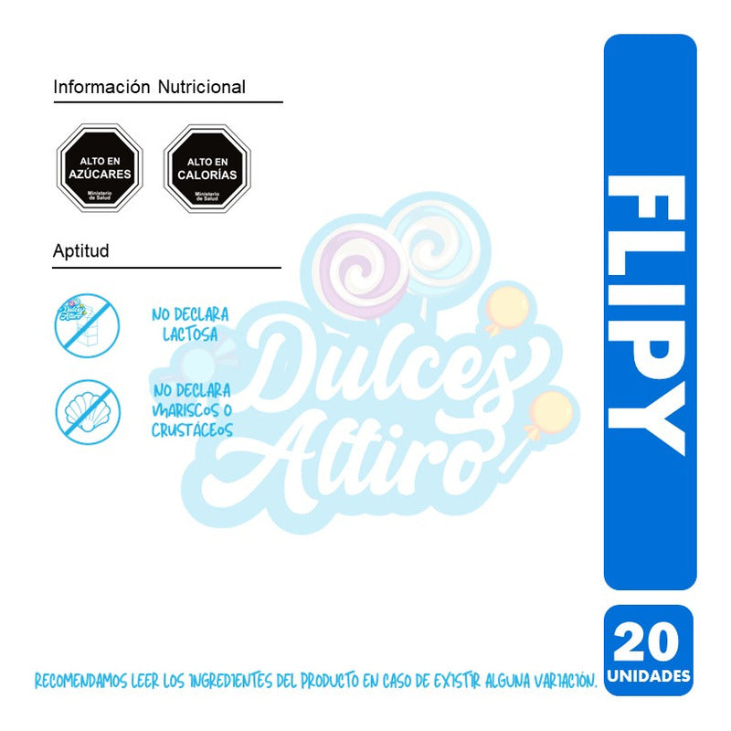 Flipy - Gomitas De Ambrosoli (caja Con 20 Unidades)