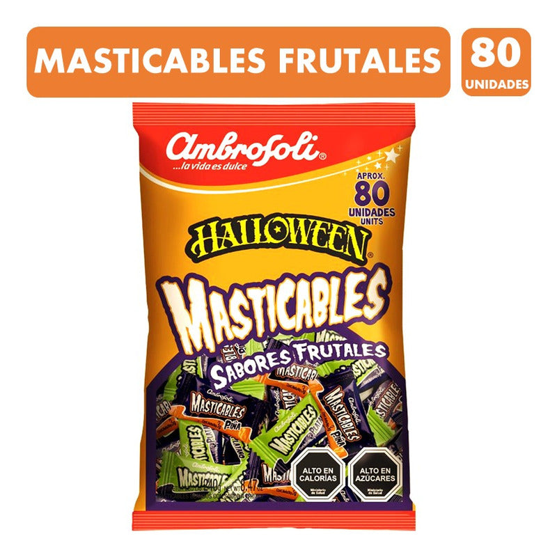 Masticables Frutales Ambrosoli De Halloween (bolsa Con 80un)