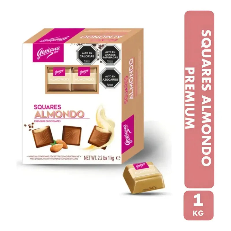 Bombones De Chocolate Almondo Almendra Goplana (1 Kg)