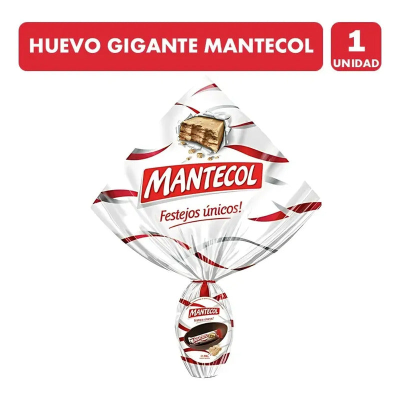 Huevo De Pascua Gigante Mantecol Pañuelo (200 Gramos)