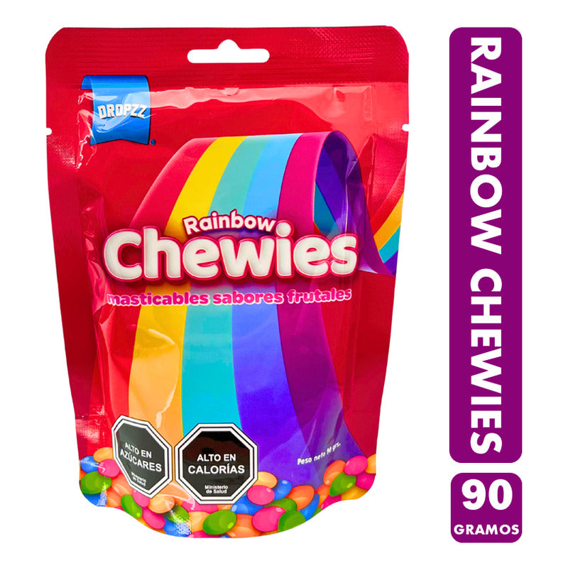 Dulces Masticables Sabores Frutales - Rainbow Chewies