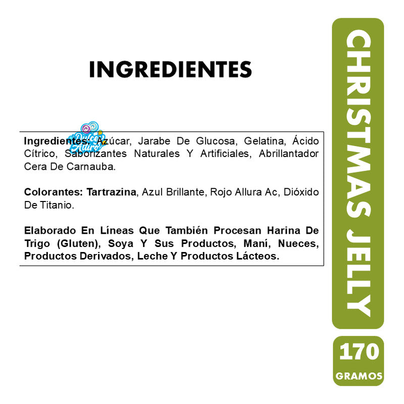Gomitas Christmas Jelly - Especial Navidad Decoración